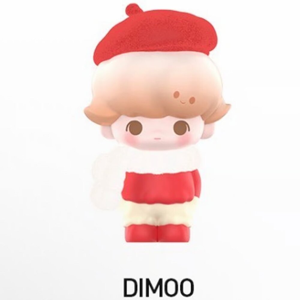 POP MART Pop Bean Fluffy & Cozy - Dimoo Snug Red Beret
